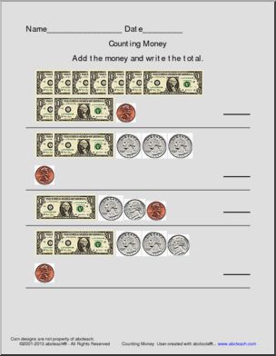 Counting Money 3 Math