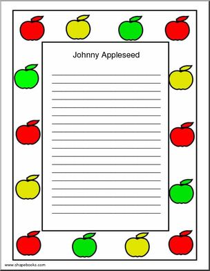 Border Paper: Johnny Appleseed