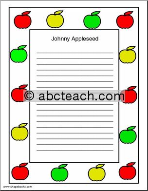 Border Paper: Johnny Appleseed