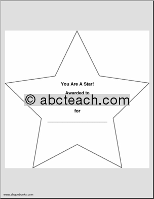 Certificate: You Are A Star