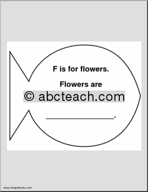 Writing Prompts: F is for Fish (elementary)