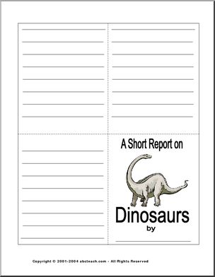 Report Form: Dinosaurs