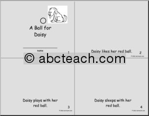 Early Reader Booklet: A Ball for Daisy (4) (primary)