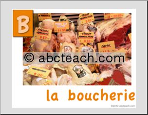French: Abcdaire: Boucherie