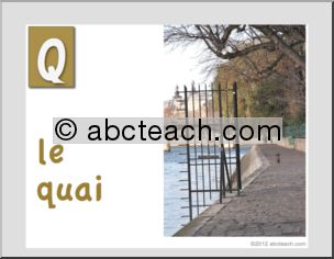 French: Abcdaire: Quai