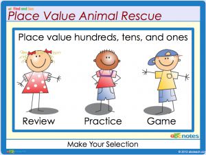 Abc Find and See Place Value (ones, tens, hundreds) Interactive Notebook
