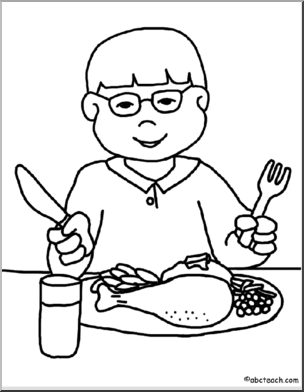 Coloring Page: Thanksgiving theme