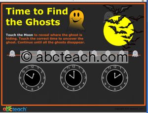 Interactive: Notebook: Math: Time to Find Ghosts (telling time)