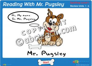Interactive: Notebook: Spelling: Reading With Mr. Pugsley