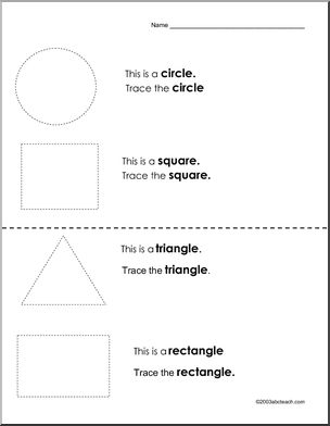 Shapes Activities Booklet