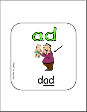 Word Family – AD Words Sign