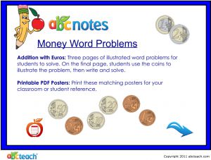 Math: Euro Money; Addition (elem)