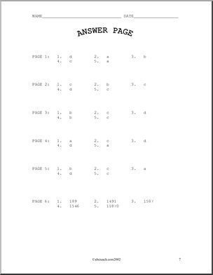 Addition 2 to 4 digit Practice & Test