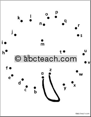 Dot to Dot: Clover (alphabet)