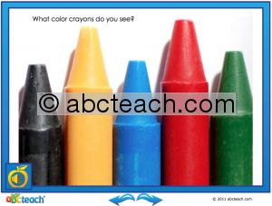 Interactive: Flipchart: Early Reader Comprehension: Colorful Crayons (with audio)