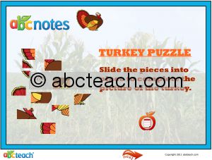 Interactive: Flipchart: Puzzle: Turkey (medium)