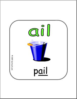 Word Family – AIL Words Sign