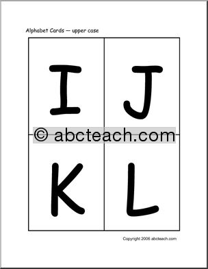 Flashcards: Alphabet (uppercase)