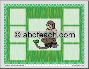 Card Sorting Mats – Alphabet Animals K to O Beginning Sounds
