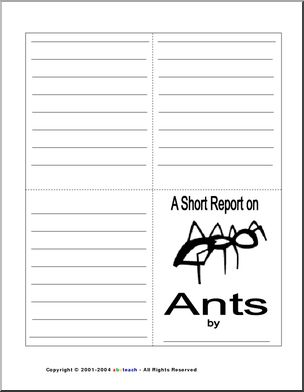 Report Form: Ants (b/w)