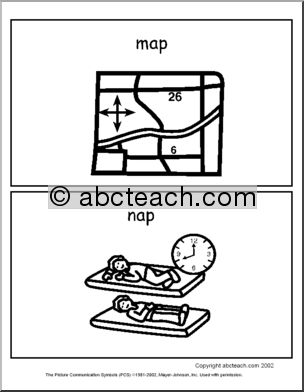 “ap” words (version 1) Word Family Booklet