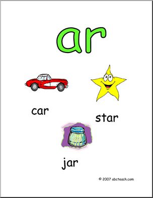 Word Family – AR Words Poster