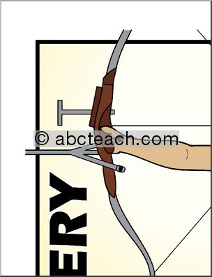 Large Poster: Sports – Archery (color)