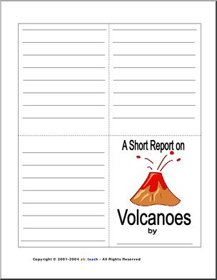 Report Form: Volcanoes (color)