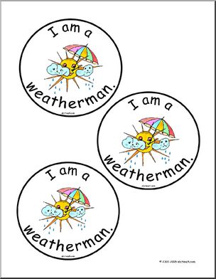 Badges: I am a weatherman