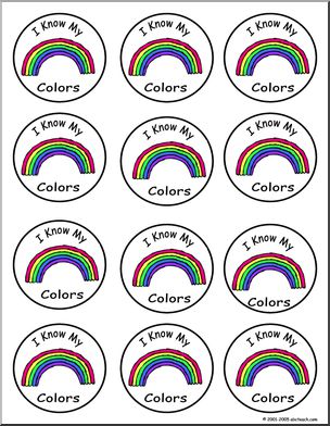 Small Badges:  “I Know My Colors”