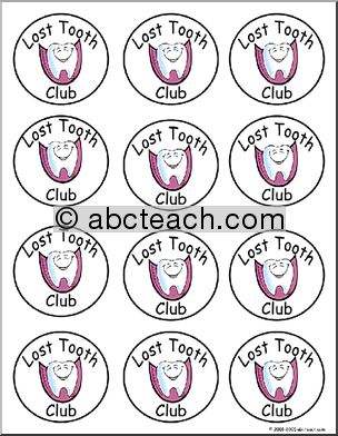 Small Badges: Lost Tooth Club