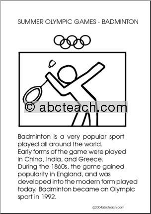 Summer Olympic Events: Badminton