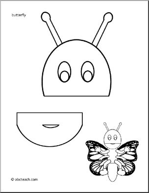 Paper Bag Puppet: Animals – Butterfly