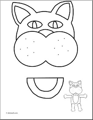 Paper Bag Puppet: Animals – Cat
