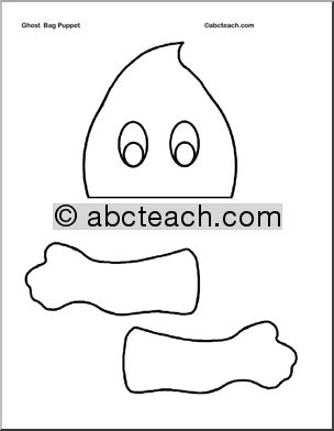 Paper Bag Puppet: Halloween – Ghost