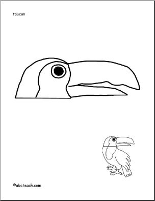 Paper Bag Puppet: Animals – Toucan