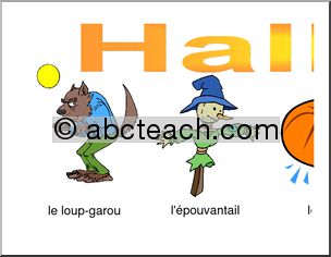 French Banner: Halloween