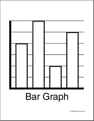 blank bar graph clipart