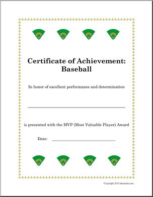 Sports Certificates: Baseball