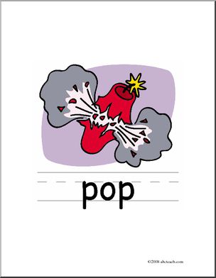 Clip Art: Basic Words: Pop Color (poster)
