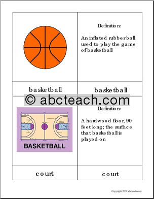 Flashcards: Basketball – Equipment