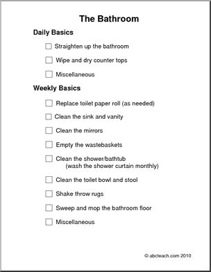 Special Needs: Bathroom Basics (secondary/adult)
