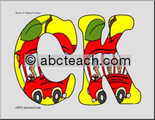 Bulletin Board: Back to School Bus (color)