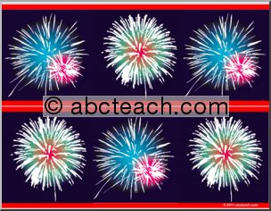 Bulletin Board: Fireworks Canada Day (color)
