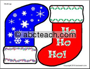 Bulletin Board: Christmas Set (color) (prek/primary/elem)