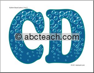 Bulletin Board: Shape Aquarium Alphabet (primary)