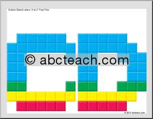 Bulletin Board: Pixel Pals – Letters A to Z