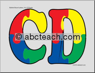 Bulletin Board: Puzzle Letters A to Z