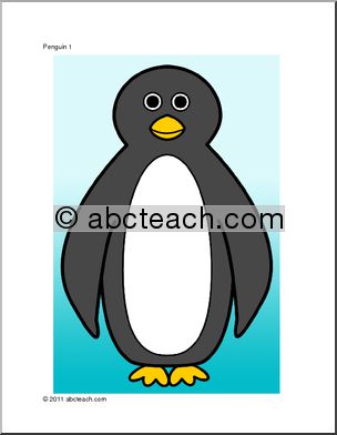 Bulletin Board: Penguin Theme Set  2 (color) (primary/elem)