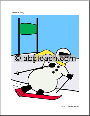Bulletin Board: Winter Fun Illustrations (color)